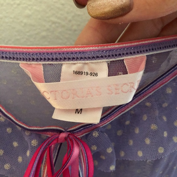 Victoria’s Secret Sheer Cotton Candy Teddy Medium - Picture 3 of 6